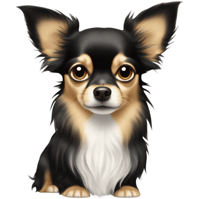 Long haired chihuahua  emoji