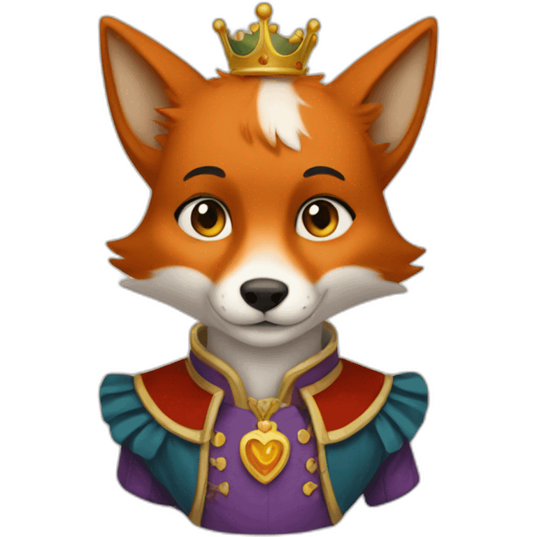 Princes fox emoji