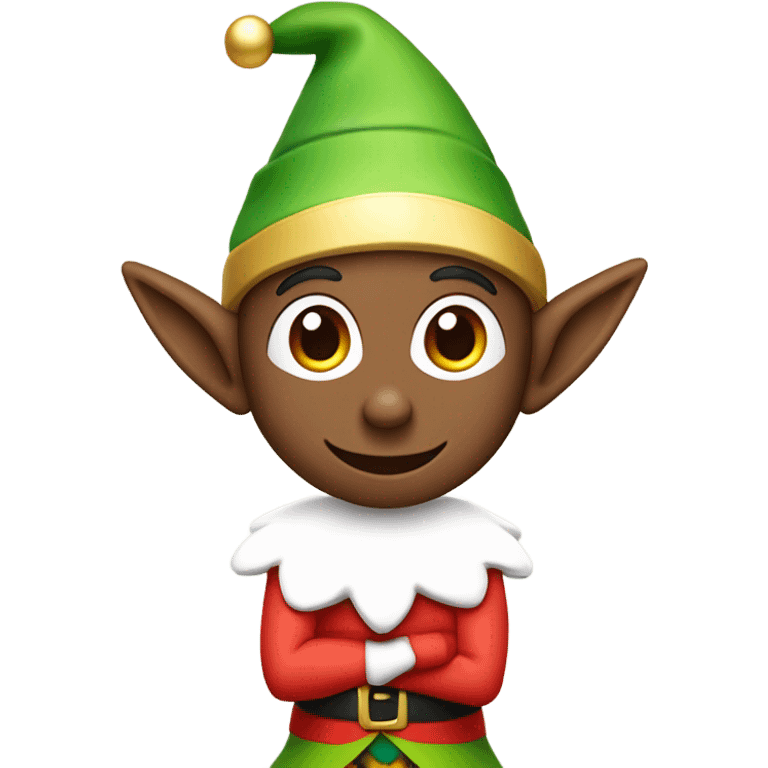 A elf and on the shelf ￼ emoji