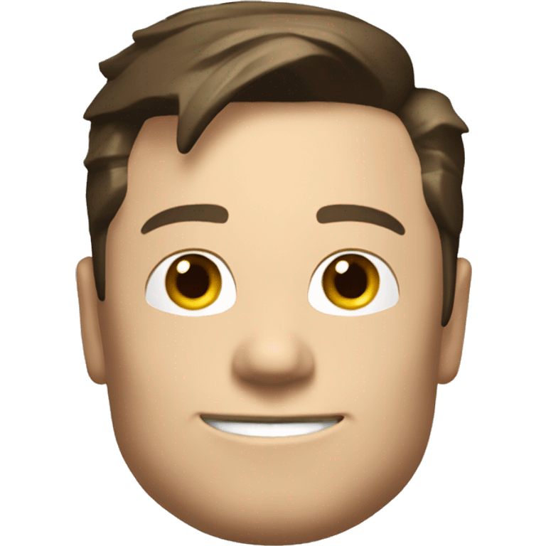 Elon musk as a Roblox character emoji