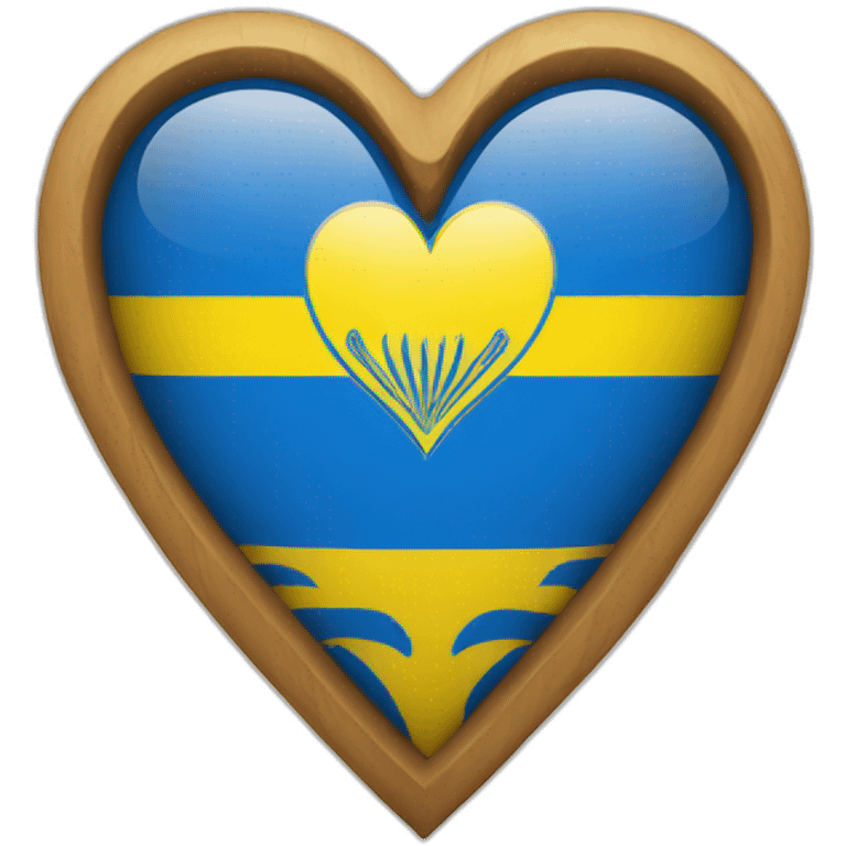 Ukrainian heart emoji