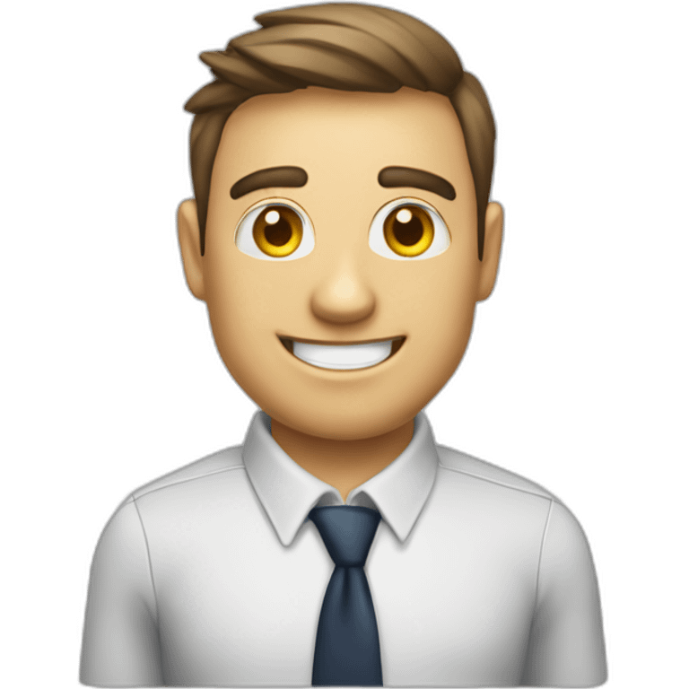 Employee of the real estate agency "Floors" emoji