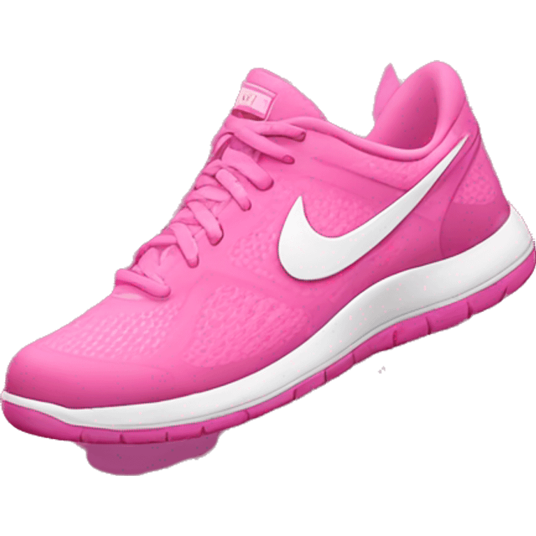 Pink nike shoe emoji