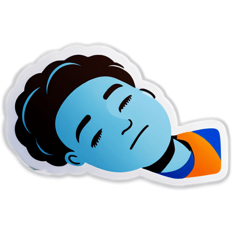 A sleeping person image in your big mind emoji