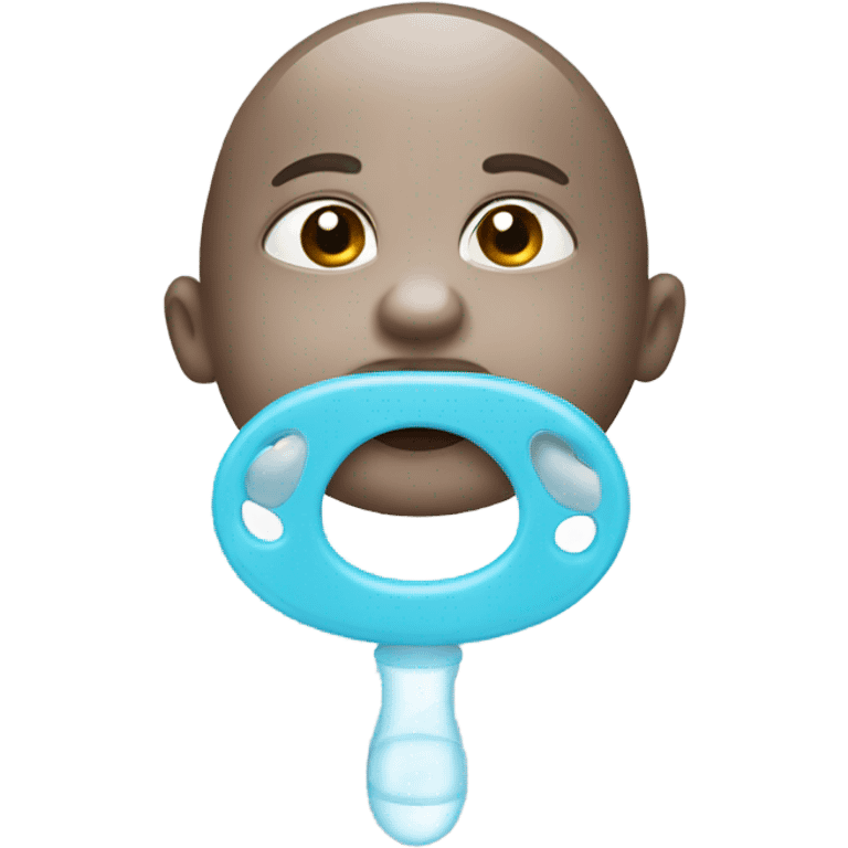 pacifier for children emoji