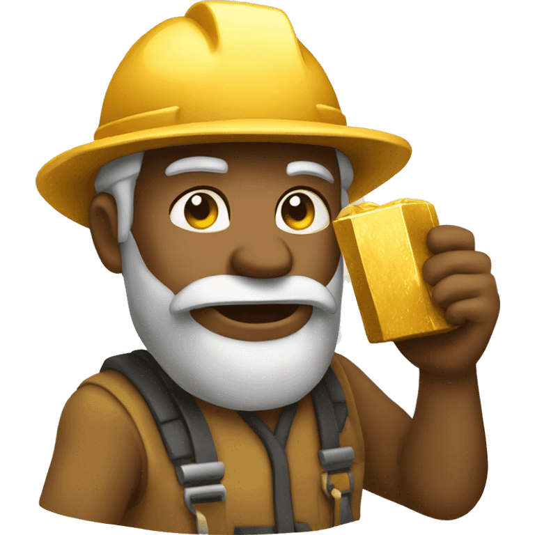 Gold Miner in a pc emoji