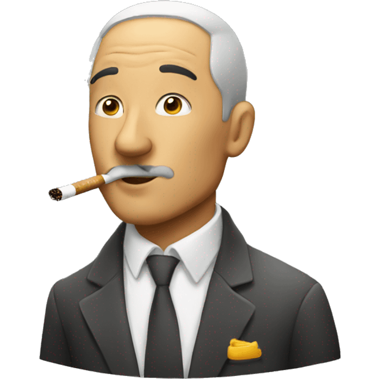 Man smoking  emoji