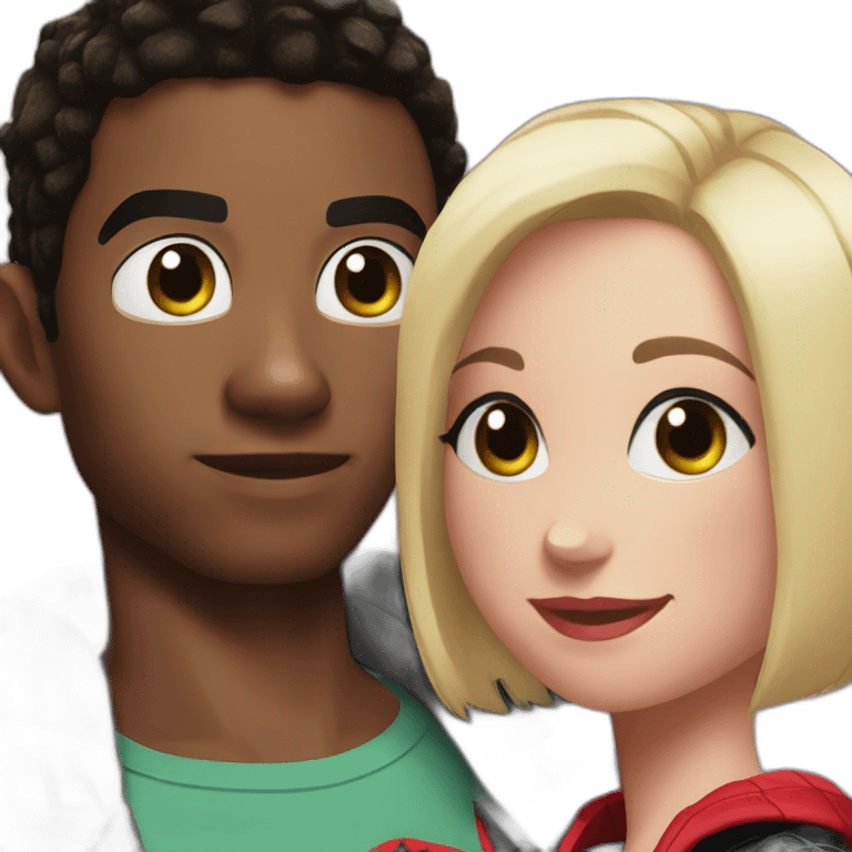 Miles morales et gwen emoji