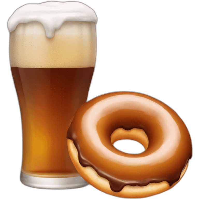 donut and beer emoji