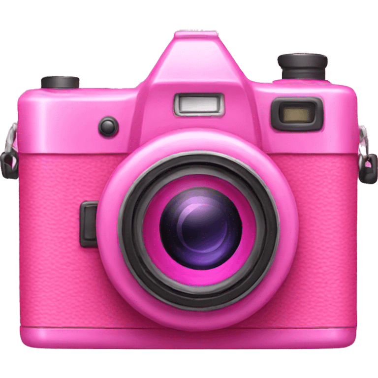 Pink camera emoji