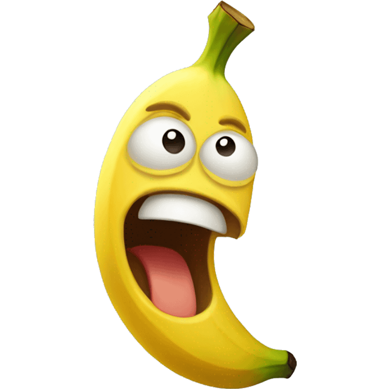 Angry banana ￼ emoji