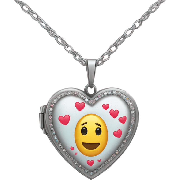 locket necklace  emoji