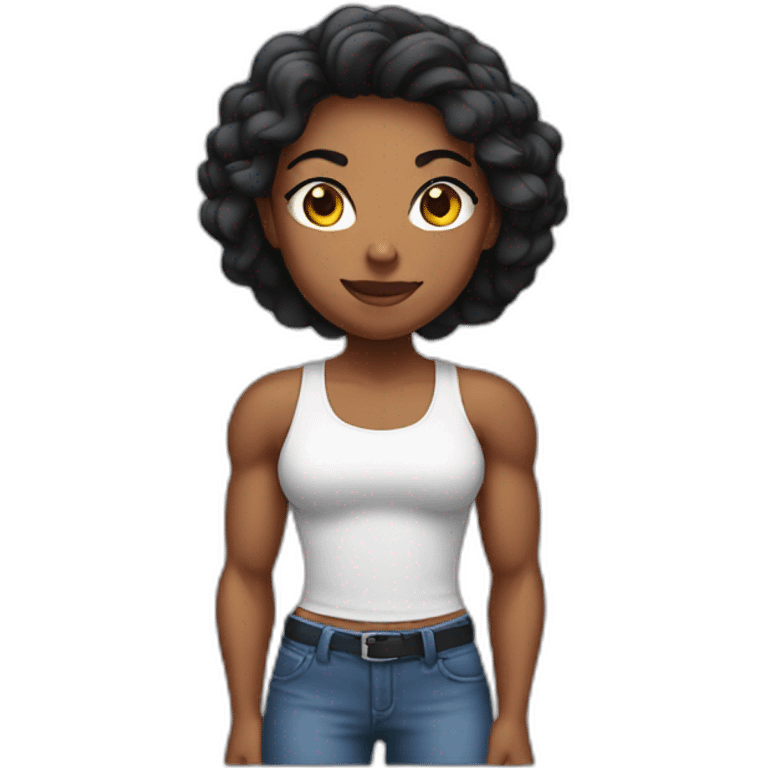 Muscular woman emoji