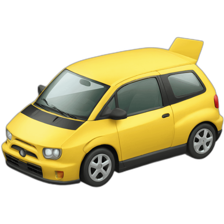 pikachu car emoji