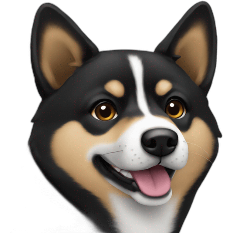 black-shibainu emoji