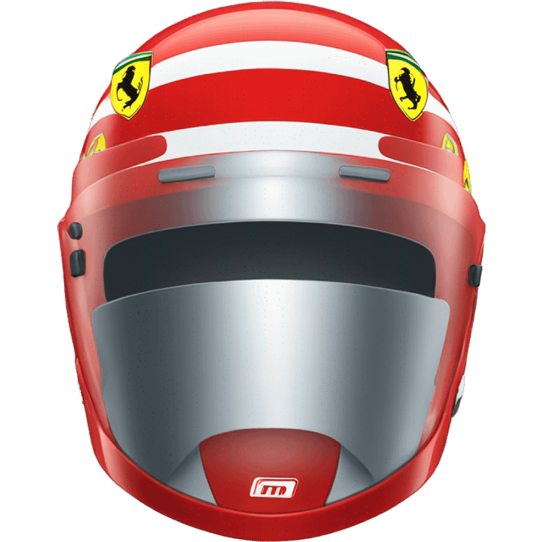 ferrari f1 helmet emoji