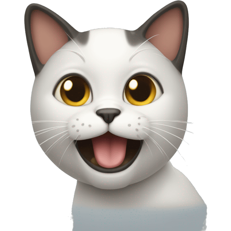 a cat saying "OH NO!" emoji