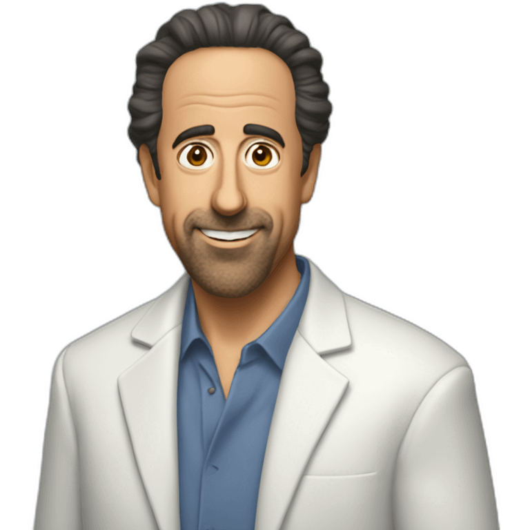 jerry seinfeld with full beard emoji