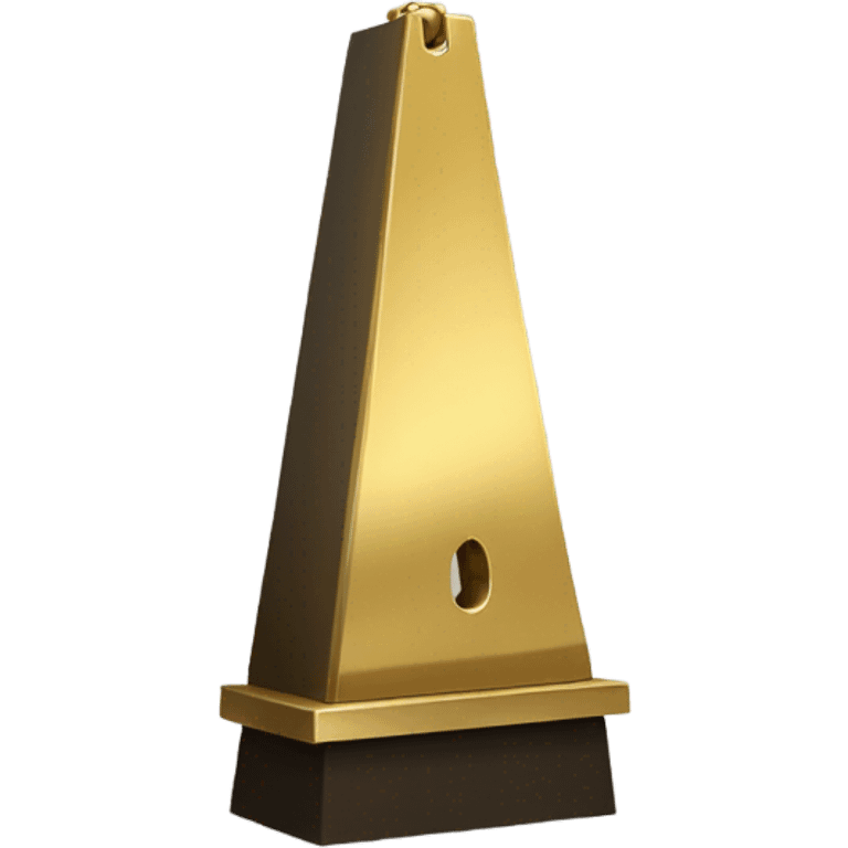 Guillotine gold color  emoji