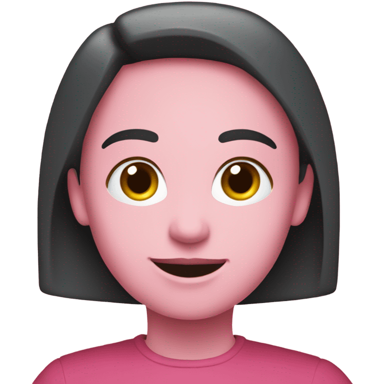 linkedin logo pink emoji