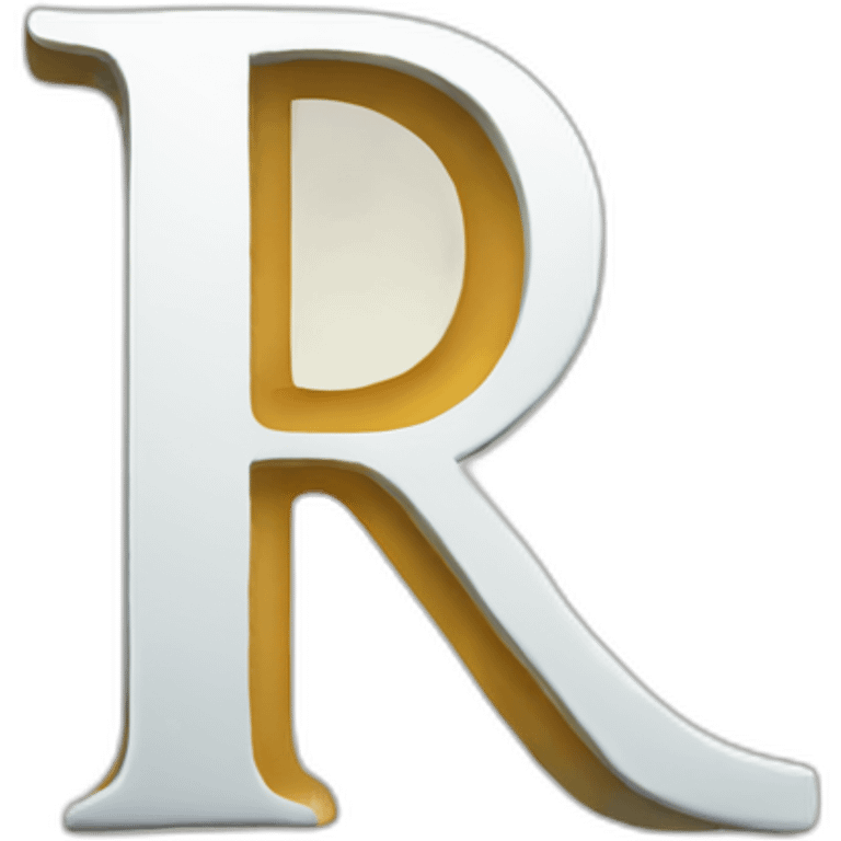 r letter modern emoji