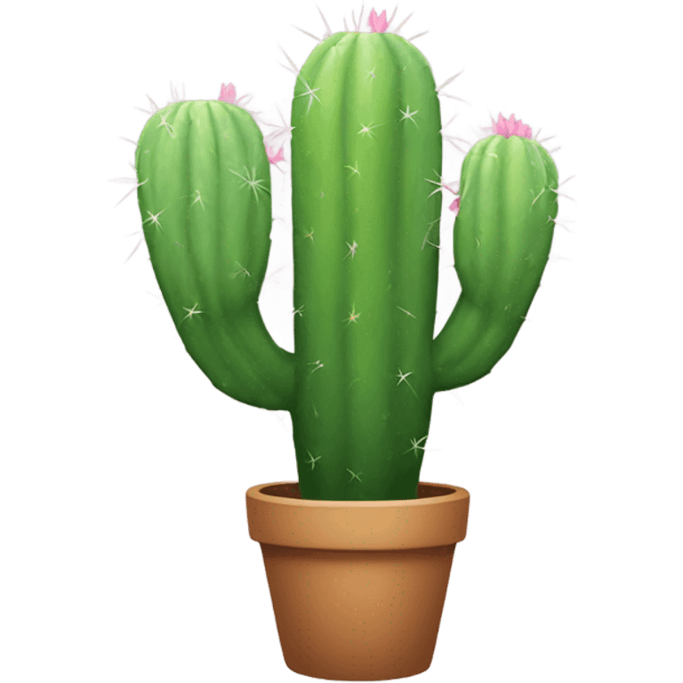 Rainbow cactus emoji