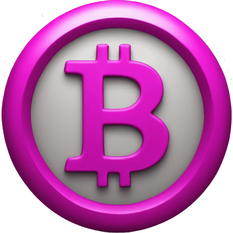 Magenta Bitcoin emoji