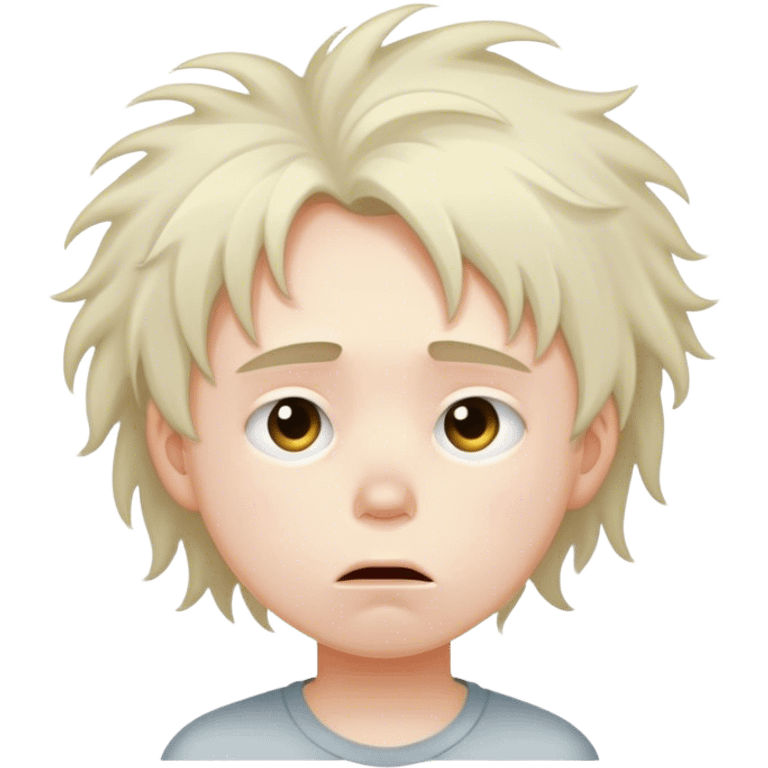 Tired kid emoji