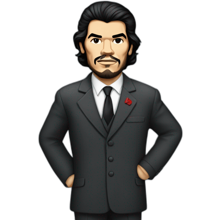 Ernesto Che Guevara in suit and tie emoji