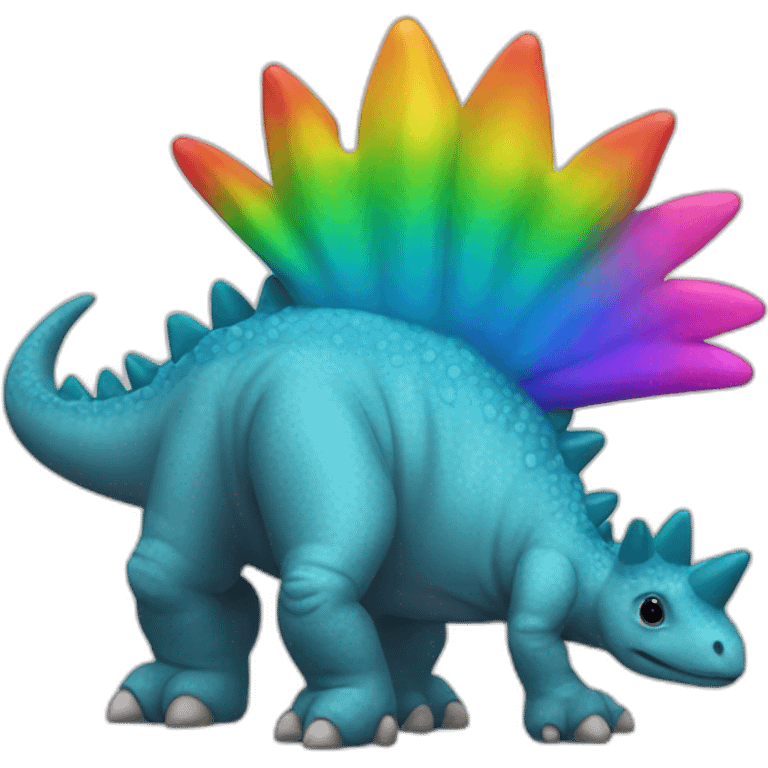 stegosaurus gay lgbt emoji