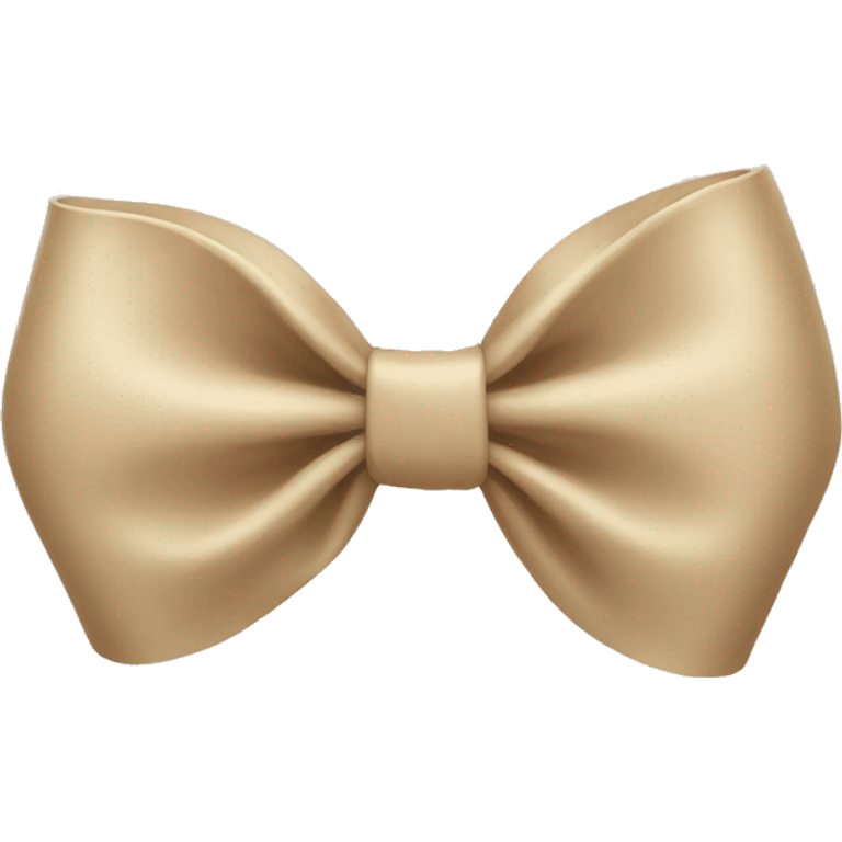 Beige  bow emoji