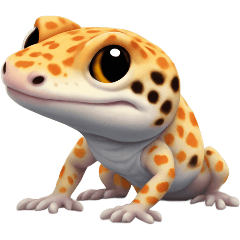 leopard gecko orange  emoji