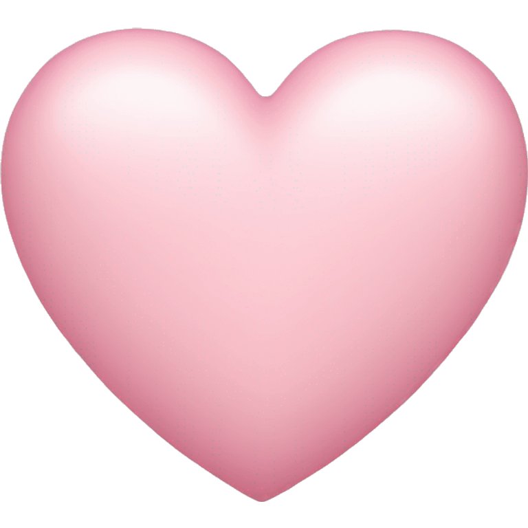 Light pink heart emoji