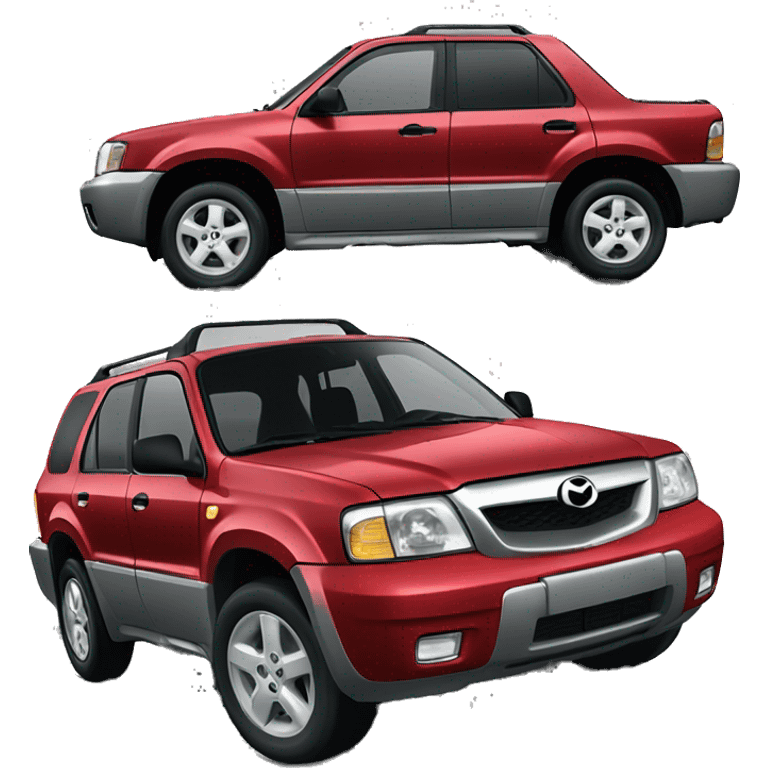 mazda tribute 2001 red emoji