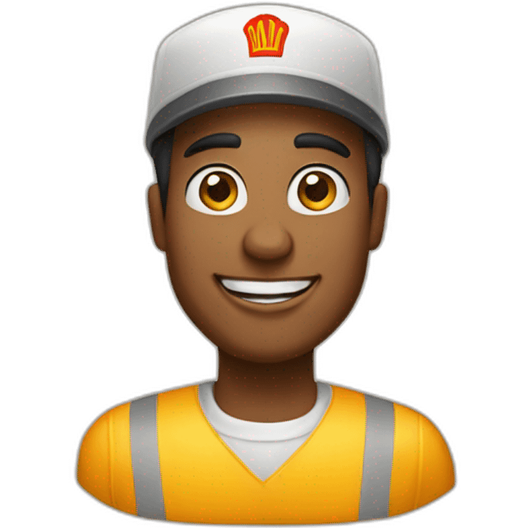 Anoyed mcdonalds worker emoji