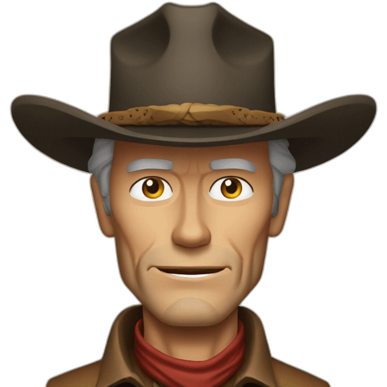 Clint Eastwood cowboy emoji