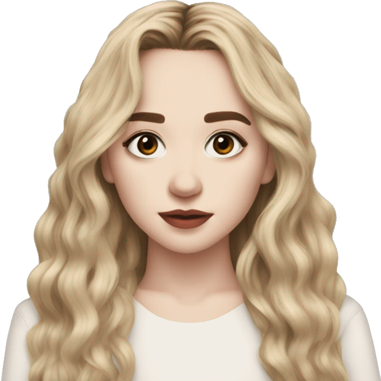 Sabrina carpenter with bang emoji