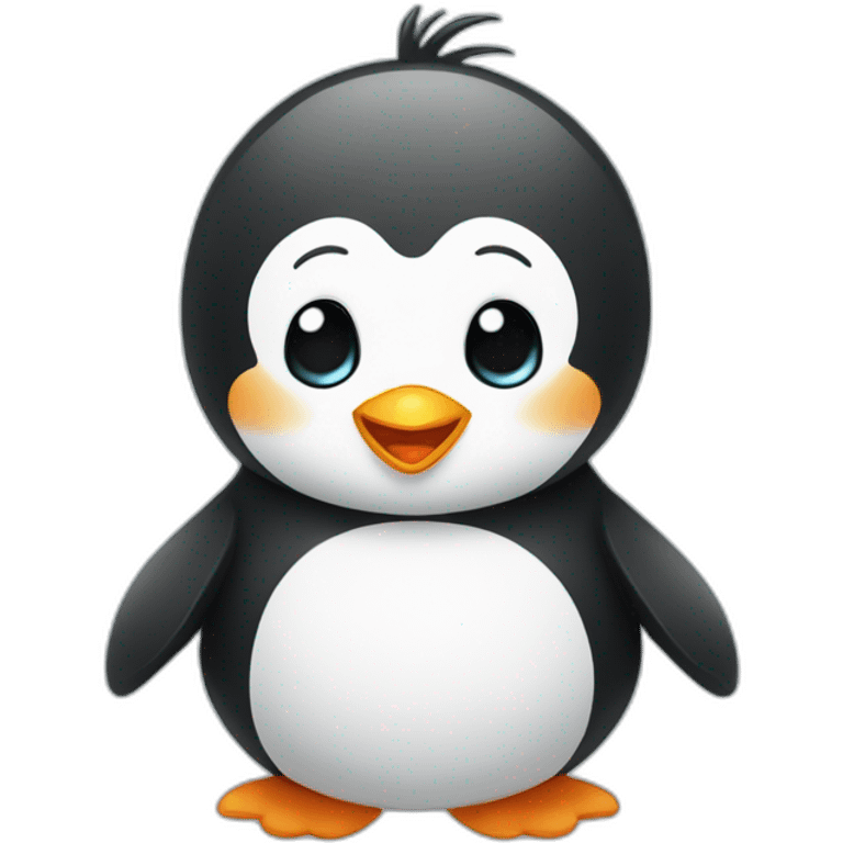 cute happy baby pengu emoji