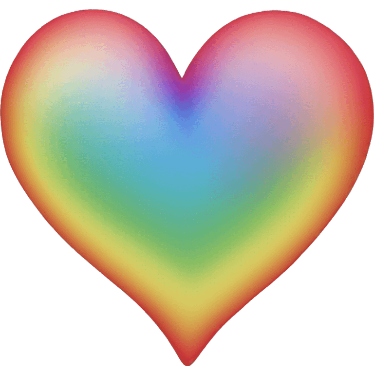 Rainbow heart emoji