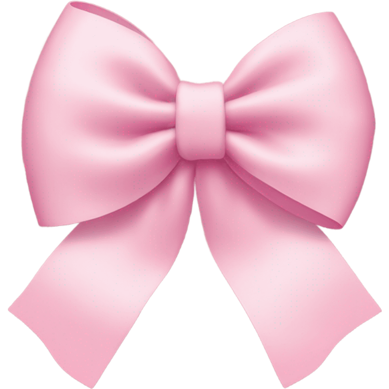 light pink bow on light pink bow emoji