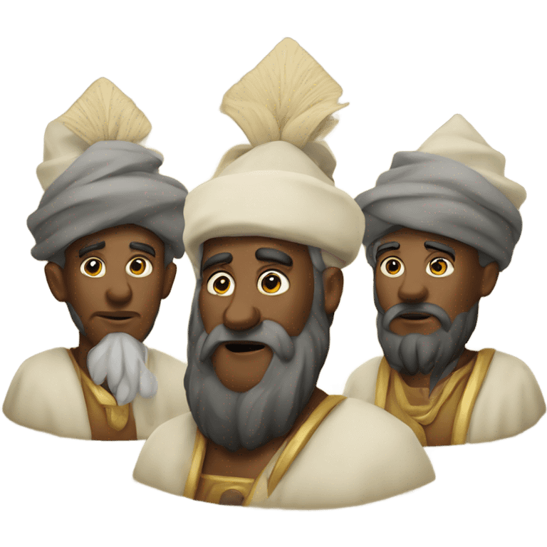 Three wise men emoji