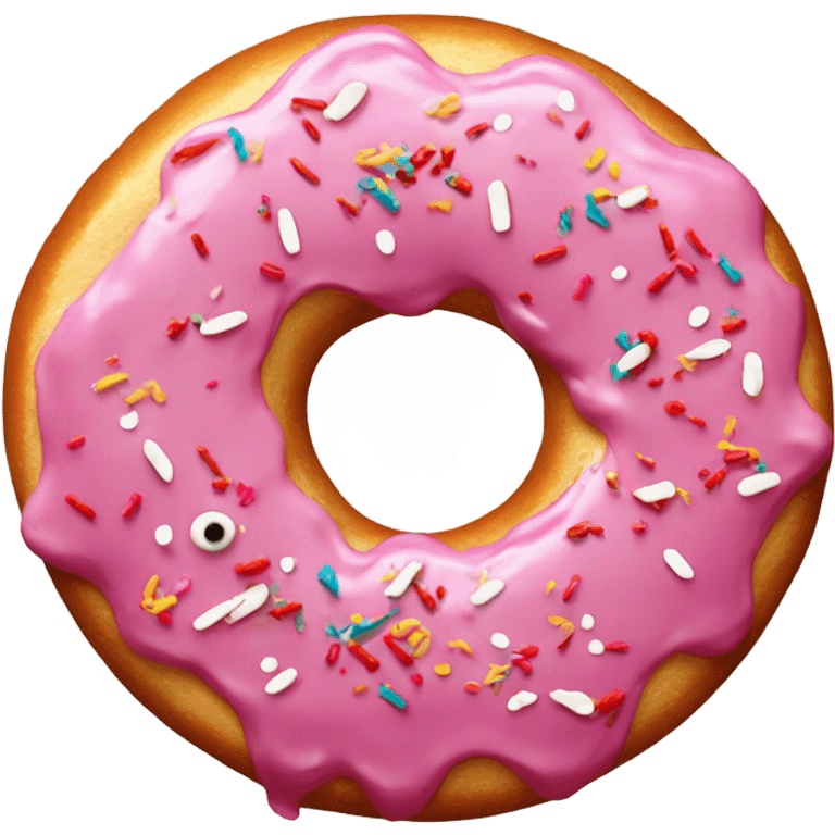 a broken donut heart emoji