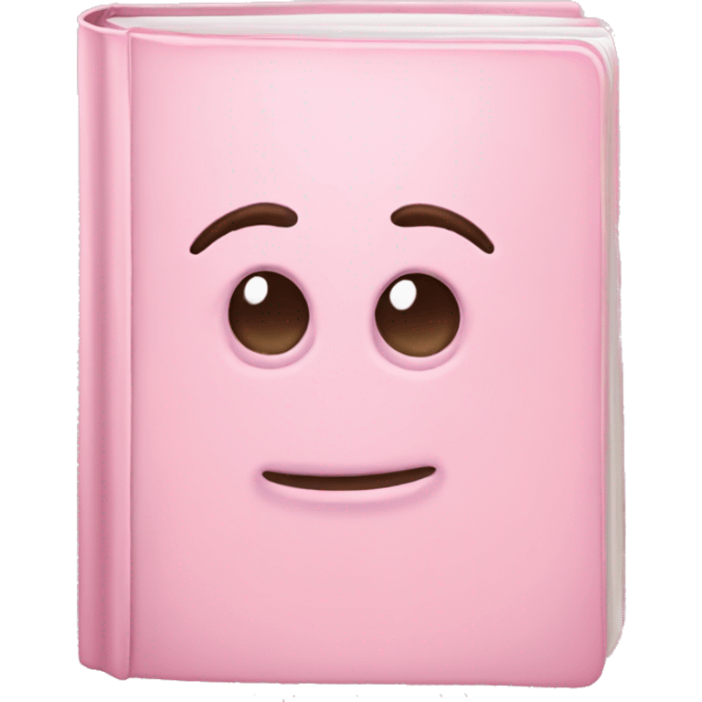 pastel pink book emoji