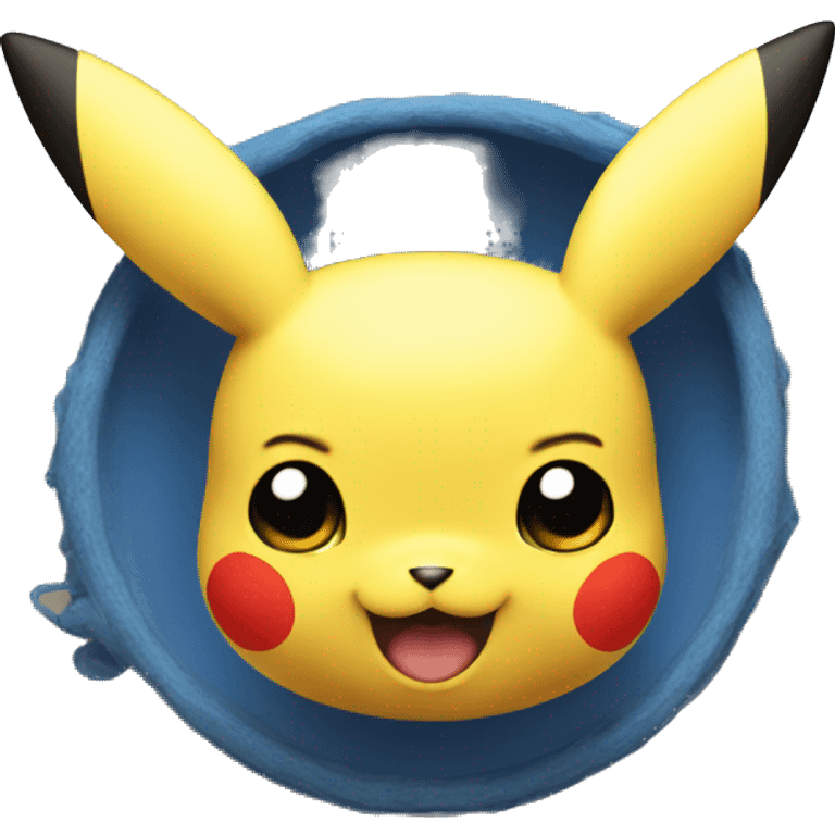 pikachu in ukrainian clohing emoji