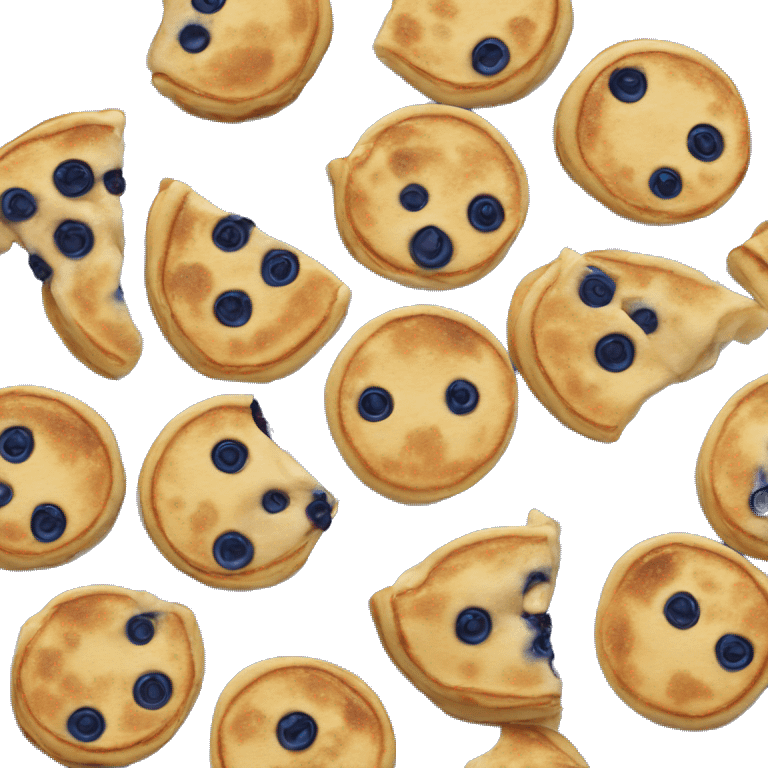 Blueberry pancakes  emoji