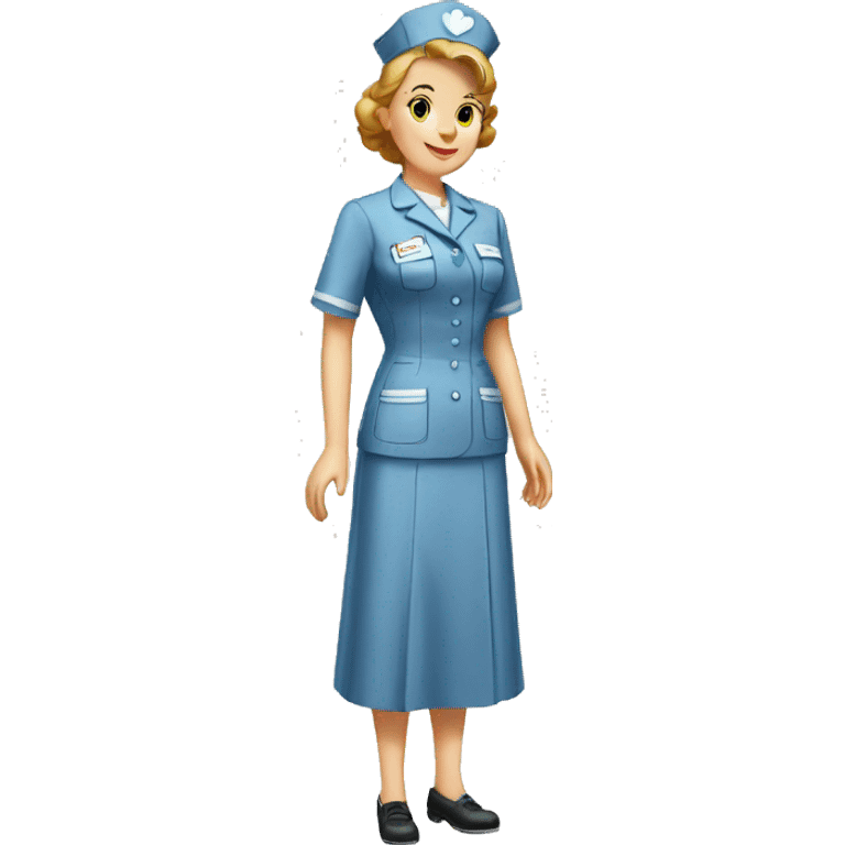 nurse uniform 1940 emoji