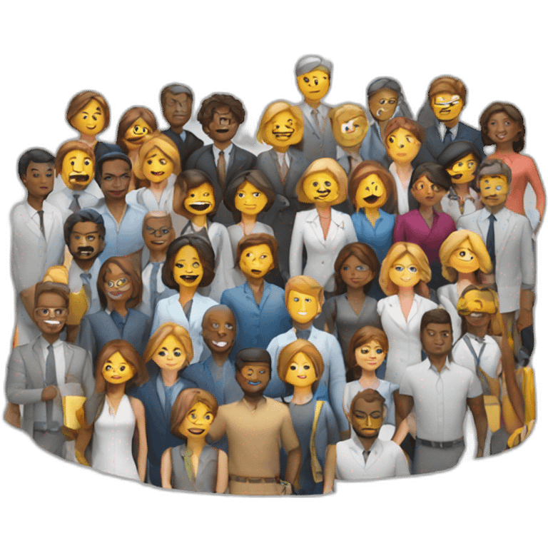 people working together emoji