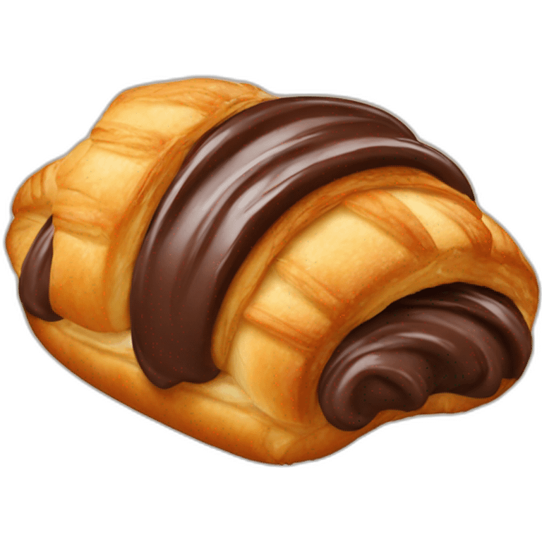 Chocolate croissant  emoji