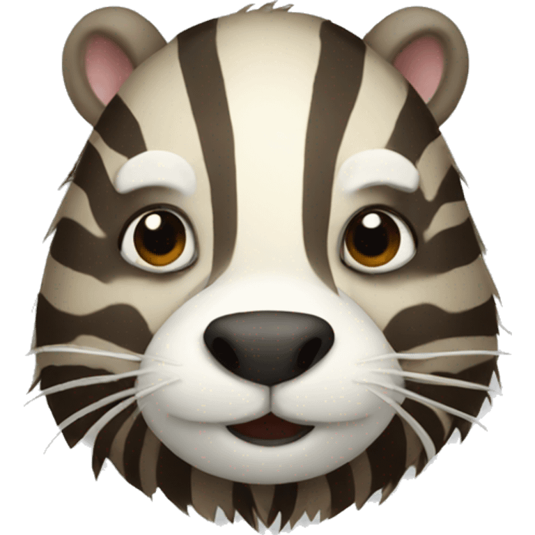 zebra beaver emoji