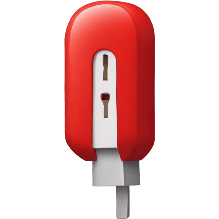 Red plug suit  emoji